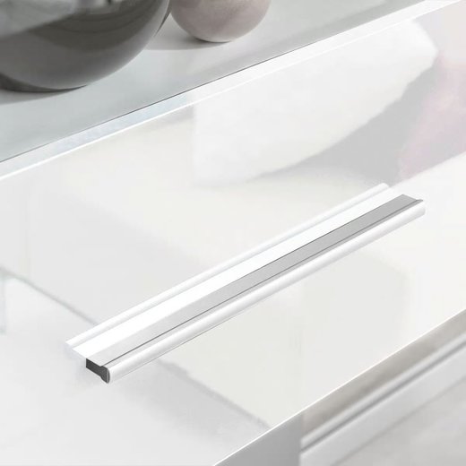 Fnfteilige Wohnwand TV-Schrank mit LED-Beleuchtung Wei