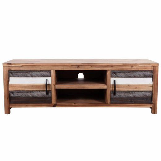 TV-Schrank Akazie Massivholz 120x35x40 cm