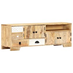 TV-Schrank 1203040 cm Massivholz Mango