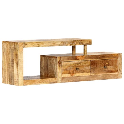 TV-Schrank 120 x 30 x 40 cm Massivholz Mango