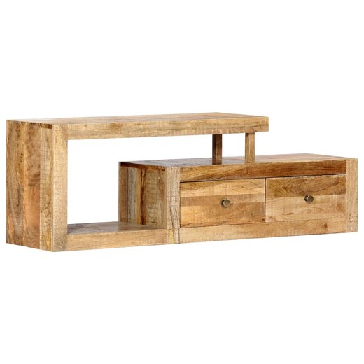 TV-Schrank 120 x 30 x 40 cm Massivholz Mango