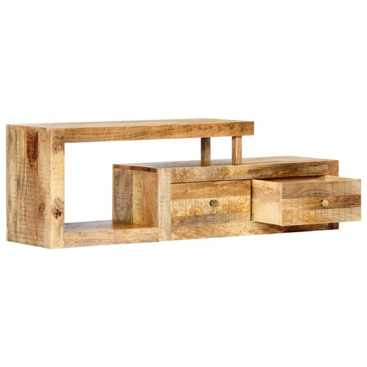 TV-Schrank 120 x 30 x 40 cm Massivholz Mango
