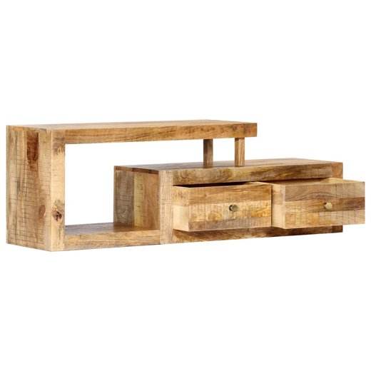 TV-Schrank 120 x 30 x 40 cm Massivholz Mango