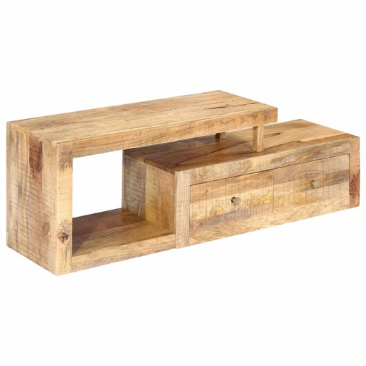 TV-Schrank 120 x 30 x 40 cm Massivholz Mango