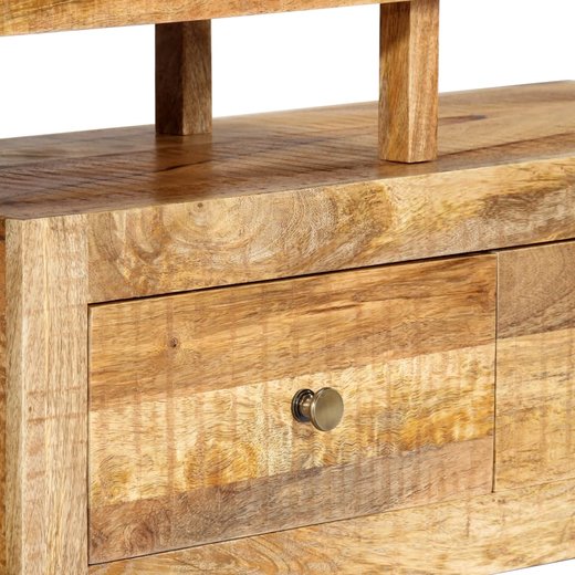 TV-Schrank 120 x 30 x 40 cm Massivholz Mango