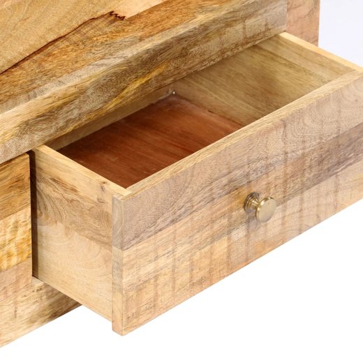 TV-Schrank 120 x 30 x 40 cm Massivholz Mango