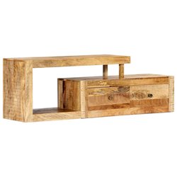 TV-Schrank 120 x 30 x 40 cm Massivholz Mango