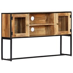 TV-Schrank 120x30x75 cm Altholz Massiv