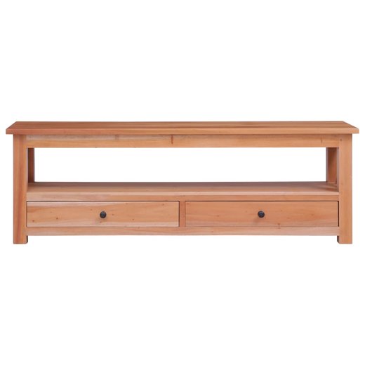 TV-Schrank 120 x 30 x 40 cm Massivholz Mahagoni