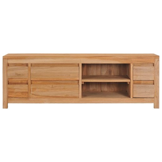 TV-Schrank 1203040 cm Massivholz Teak