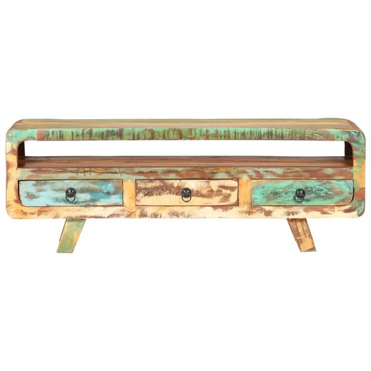 TV-Schrank 117x30x41 cm Altholz Massiv