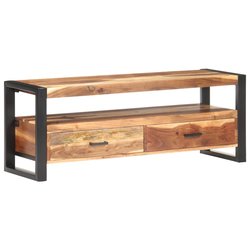 TV-Schrank 120x35x45 cm Massivholz mit Palisander-Finish