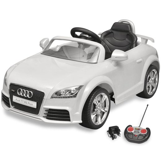Audi TT RS Aufsitz-Auto fr Kinder mit Fernsteuerung Wei