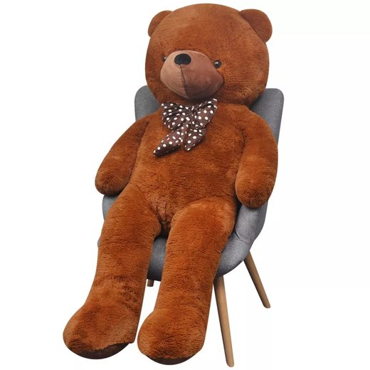 Weicher XXL-Plsch-Teddybr Braun 85 cm