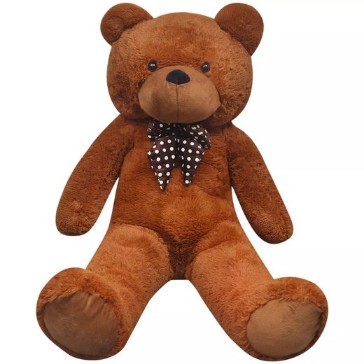 Weicher XXL-Plsch-Teddybr Braun 85 cm