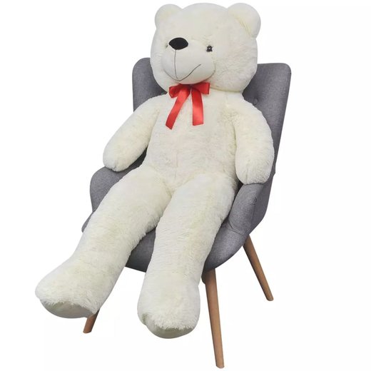 Weicher XXL-Plsch-Teddybr Wei 85 cm