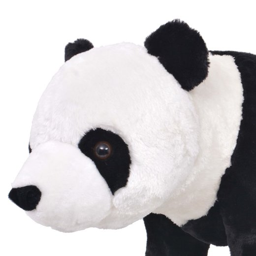 Plschtier Stehend Panda Schwarz und Wei XXL
