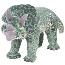 Plschtier Stehend Triceratops Dinosaurier Grn XXL