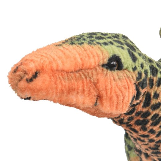 Stehendes Plschspielzeug Stegosaurus Grn und Orange XXL