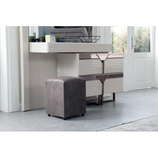 Schlafzimmer Set CALVIN 160 x 200  mit Kleiderschrank mit Schminktisch 1X Nachttisch mit Spiegel