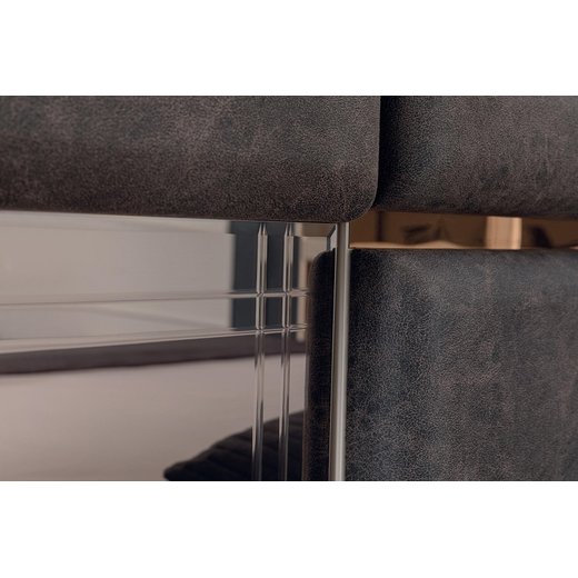 Schlafzimmer Set CALVIN 160 x 200  mit Kleiderschrank mit Schminktisch 1X Nachttisch mit Spiegel