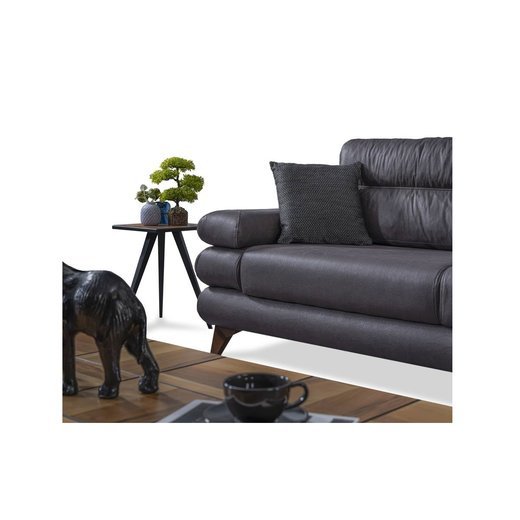 Parma Sofa Set 3`er + 3`er + 2X Sessel 1131 - Dunkelgrau