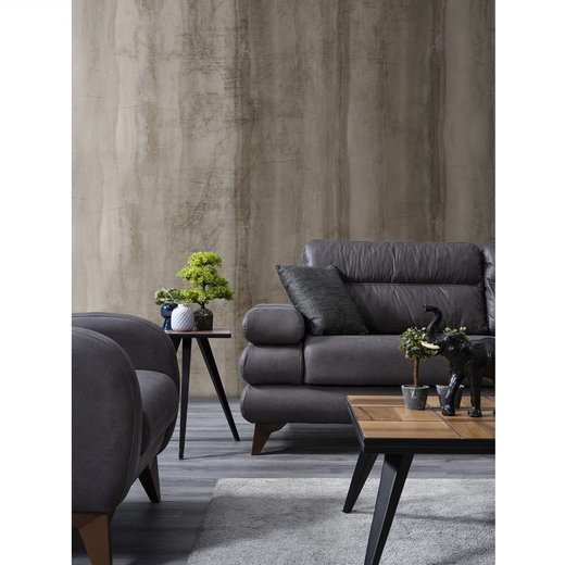 Parma Sofa Set 3`er + 3`er + 2X Sessel 1134 - Hellbraun