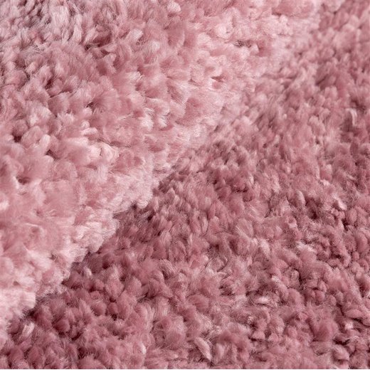 Kurzflor Shaggy Teppich Pink 160 x 230
