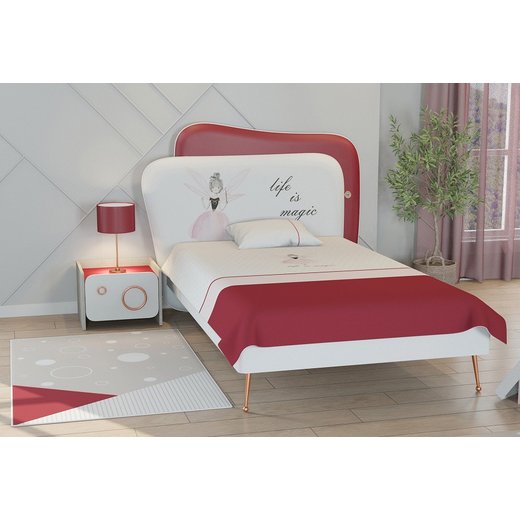 Kinderzimmer Set Magic mit Bettgestell ohne Kleiderschrank ohne Schreibtisch  ohne Bcherregal  ohne Sideboard  ohne Wandregal  mit 2x Nachttisch