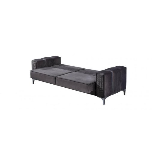 Diamond Sofa Set 2 Sitzer 1131 - Dunkelgrau Silber