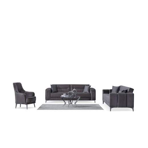 Diamond Sofa Set 2 Sitzer 1134 - Hellbraun Gold