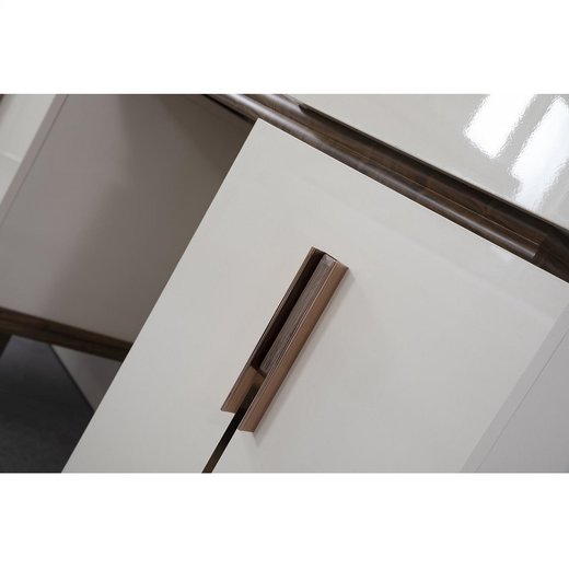 Schlafzimmer Set LUCCA 160 x 200  mit Kleiderschrank mit Schminktisch ohne Nachttisch mit Spiegel