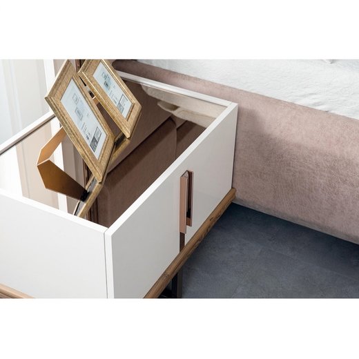 Schlafzimmer Set LUCCA 160 x 200  mit Kleiderschrank ohne Schminktisch ohne Nachttisch ohne Spiegel