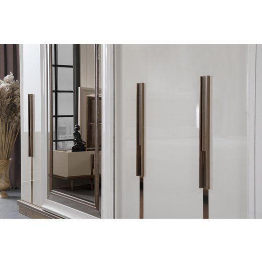 Schlafzimmer Set LUCCA Ohne Bettgestell ohne Kleiderschrank ohne Schminktisch 2X Nachttisch ohne Spiegel