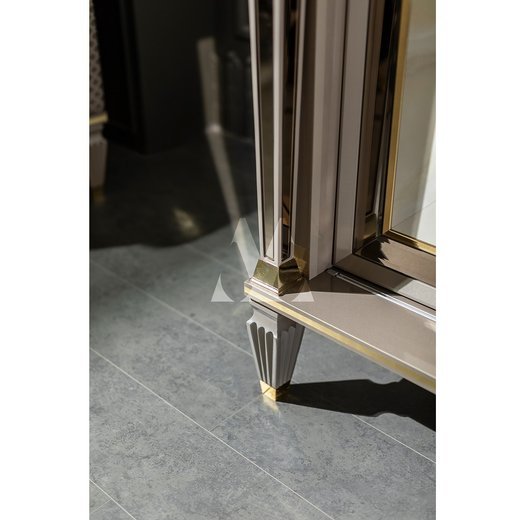 Schlafzimmer Set ISTANBUL Ohne Bettgestell mit Kleiderschrank ohne Schminktisch 2X Nachttisch mit Spiegel  mit Sideboard