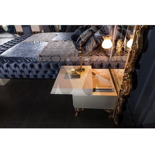 Schlafzimmer Set ROMA Ohne Bettgestell ohne Bench ohne Schminktisch 2X Nachttisch ohne Spiegel  ohne Kleiderschrank