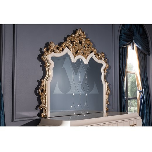 Schlafzimmer Set ROMA Ohne Bettgestell ohne Bench ohne Schminktisch ohne Nachttisch mit Spiegel  mit Kleiderschrank