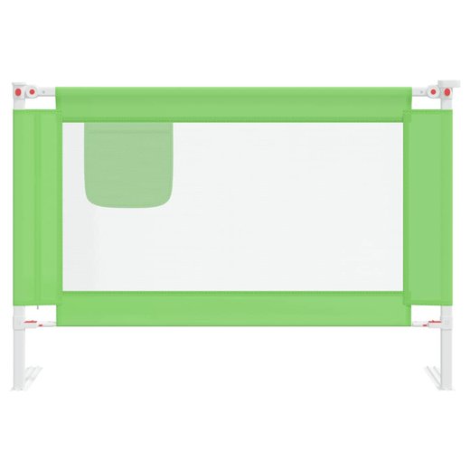 Kleinkind-Bettschutzgitter Grn 100x25 cm Stoff