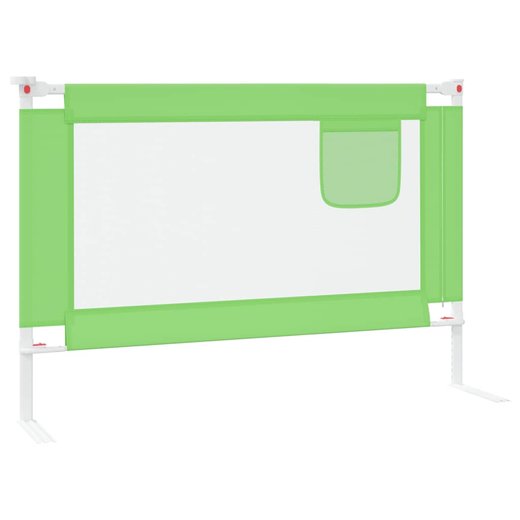 Kleinkind-Bettschutzgitter Grn 100x25 cm Stoff