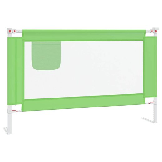 Kleinkind-Bettschutzgitter Grn 120x25 cm Stoff