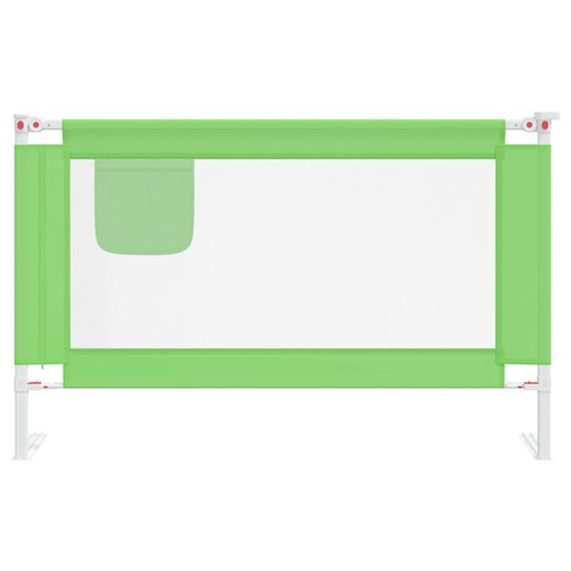 Kleinkind-Bettschutzgitter Grn 120x25 cm Stoff