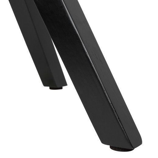 Esszimmerstuhl Petrol Stoff mit schwarzen Beinen Retro Stuhl | Kchenstuhl mit Lehne | Polsterstuhl Maximalbelastbarkeit 110 kg