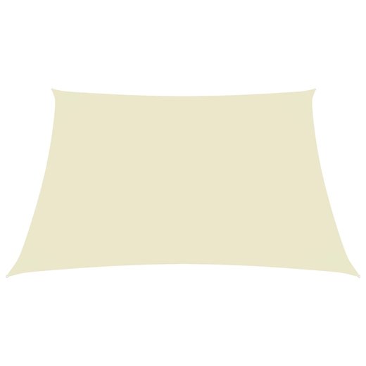 Sonnensegel Oxford-Gewebe Quadratisch 5x5 m Cremewei