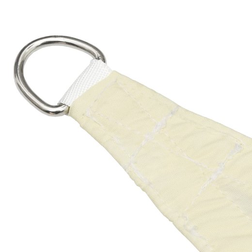 Sonnensegel Oxford-Gewebe Quadratisch 5x5 m Cremewei