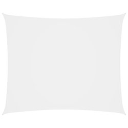 Sonnensegel Oxford-Gewebe Rechteckig 4x6 m Wei