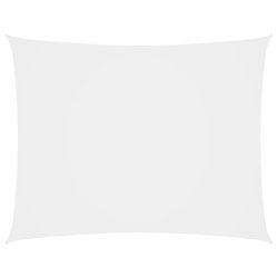 Sonnensegel Oxford-Gewebe Rechteckig 6x7 m Wei