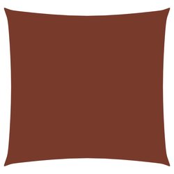 Sonnensegel Oxford-Gewebe Quadratisch 6x6 m Terrakottarot