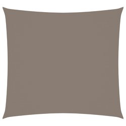 Sonnensegel Oxford-Gewebe Quadratisch 7x7 m Taupe