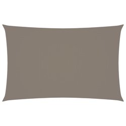 Sonnensegel Oxford-Gewebe Rechteckig 4x7 m Taupe