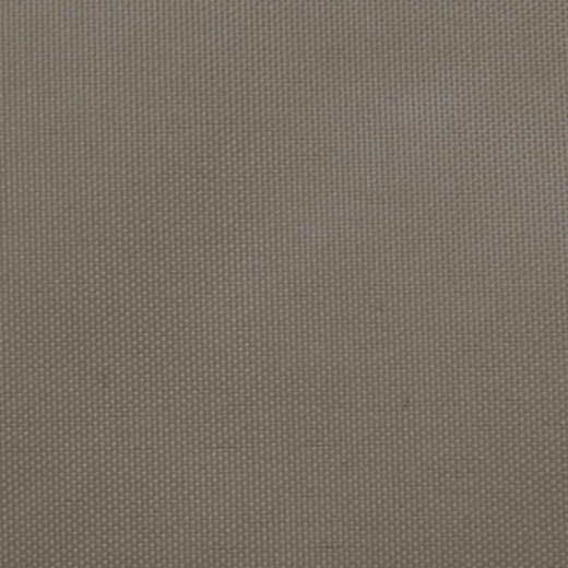 Sonnensegel Oxford-Gewebe Rechteckig 6x7 m Taupe